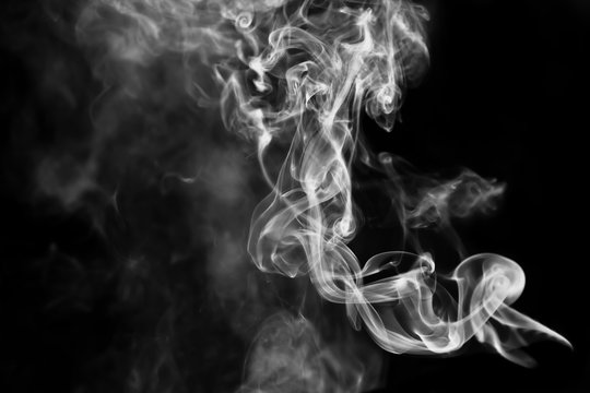 Curling cigar smoke